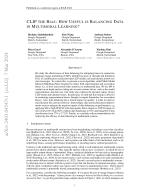 CLIP the Bias: How Useful is Balancing Data in Multimodal Learning?