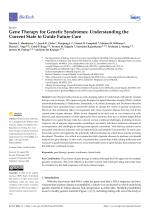 Gene Therapy for Genetic Syndromes: Understanding the Current State to Guide Future Care