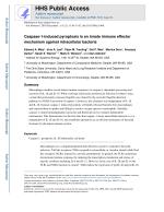 Caspase-1-induced pyroptosis is an innate immune effector mechanism against intracellular bacteria