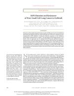 EGFR Mutation and Resistance of Non-Small-Cell Lung Cancer to Gefitinib