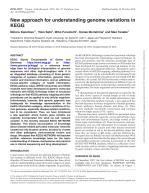 New approach for understanding genome variations in KEGG