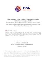 New advances in the Clinica software platform for clinical neuroimaging studies