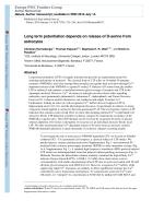 Long term potentiation depends on release of D-serine from astrocytes