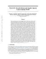 WavLLM: Towards Robust and Adaptive Speech Large Language Model