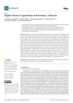 Digital Twins in Agriculture and Forestry: A Review