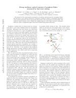 Strong nonlinear optical response of graphene flakes measured by four-wave mixing