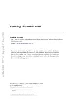 Cosmology of axion dark matter