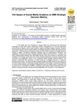 The Impact of Social Media Analytics on SME Strategic Decision Making
