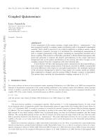 Coupled Quintessence