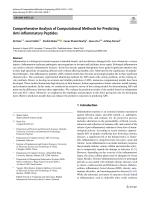 Comprehensive Analysis of Computational Methods for Predicting Anti-inflammatory Peptides