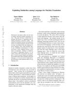 Exploiting Similarities among Languages for Machine Translation