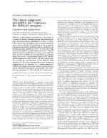 The tumor suppressor microRNA let-7 represses the HMGA2 oncogene