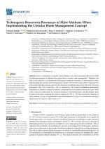 Technogenic Reservoirs Resources of Mine Methane When Implementing the Circular Waste Management Concept