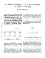A Temporal Kolmogorov-Arnold Transformer for Time Series Forecasting