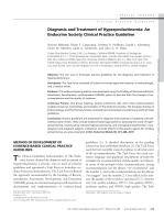 Diagnosis and Treatment of Hyperprolactinemia: An Endocrine Society Clinical Practice Guideline