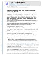 Reversion of advanced Ebola virus disease in nonhuman primates with ZMapp™