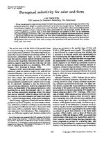 Perceptual selectivity for color and form