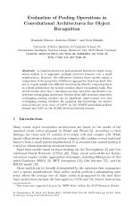 Evaluation of Pooling Operations in Convolutional Architectures for Object Recognition