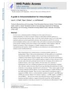 A guide to immunometabolism for immunologists