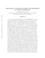 COLLAPSARS - GAMMA-RAY BURSTS AND EXPLOSIONS IN “FAILED SUPERNOVAE”