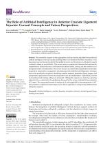 The Role of Artificial Intelligence in Anterior Cruciate Ligament Injuries: Current Concepts and Future Perspectives