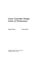 Linear Controller Design: Limits of Performance