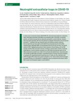 Neutrophil extracellular traps in COVID-19