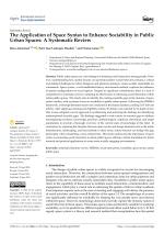 The Application of Space Syntax to Enhance Sociability in Public Urban Spaces: A Systematic Review