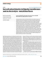 Ion solvation kinetics in bipolar membranes and at electrolyte-metal interfaces