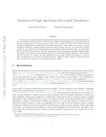Simulation of Graph Algorithms with Looped Transformers