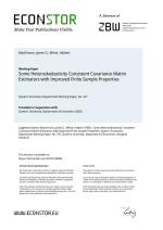 Some Heteroskedasticity Consistent Covariance Matrix Estimators with Improved Finite Sample Properties