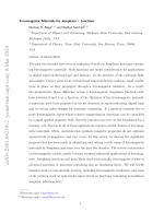 Ferromagnetic Materials for Josephson π Junctions