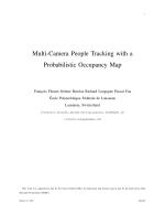 Multi-Camera People Tracking with a Probabilistic Occupancy Map