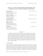CP-nets: A Tool for Representing and Reasoning with Conditional Ceteris Paribus Preference Statements