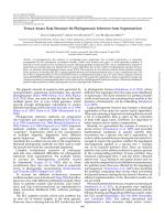 Terrace Aware Data Structure for Phylogenomic Inference from Supermatrices
