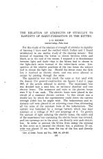 THE RELATION OF STRENGTH OF STIMULUS TO RAPIDITY OF HABIT-FORMATION IN THE KITTEN