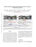 Holistic Autonomous Driving Understanding by Bird’s-Eye-View Injected Multi-Modal Large Models