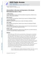 Abnormalities in Structure and Expression of the Human Retinoblastoma Gene in SCLC