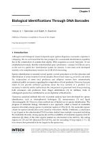 Biological Identifications Through DNA Barcodes