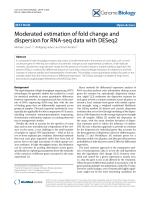 Moderated estimation of fold change and dispersion for RNA-seq data with DESeq2