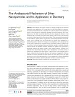 The Antibacterial Mechanism of Silver Nanoparticles and Its Application in Dentistry
