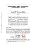SWE-agent: Agent-Computer Interfaces Enable Automated Software Engineering