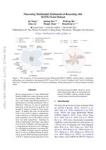 Measuring Multimodal Mathematical Reasoning with MATH-Vision Dataset