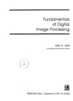 Fundamentals of Digital Image Processing