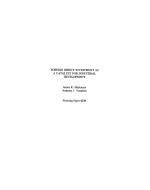 FOREIGN DIRECT INVESTMENT AS A CATALYST FOR INDUSTRIAL DEVELOPMENT