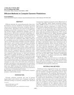 Efficient Methods to Compute Genomic Predictions