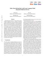 Malla: Demystifying Real-world Large Language Model Integrated Malicious Services