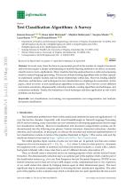 Text Classification Algorithms: A Survey