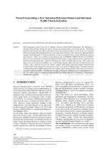 Toward Generating a New Intrusion Detection Dataset and Intrusion Traffic Characterization