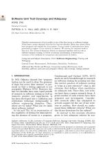 Software Unit Test Coverage and Adequacy